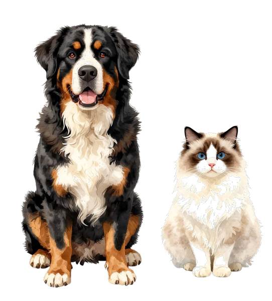 Dog and cat
